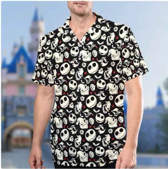 Discover Jackk Skellingtonn and Oogiee Boogiee 3D HAWAII SHIRT