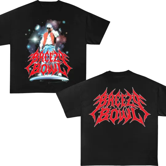 Discover Chris Brown Tee, Chris Brown Breezy Bowl XX Tour 2025 Tshirt Chris Brown T-shirt