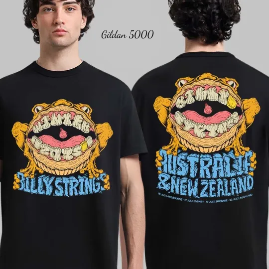 Discover Billy Strings Australia And New Zealand 2025 Tour Exclusive Merchandise T-shirt