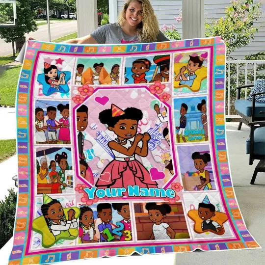 Discover Personalized Gracies Corner Quilt Fleece Blanket