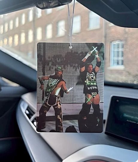 Discover Wrestling Entertainment Car Air Freshener, DX, Birthday Gift, Wrestling Gift, New Car Gift, Hanging Decoration, Fathers Day Gift, Wall Art