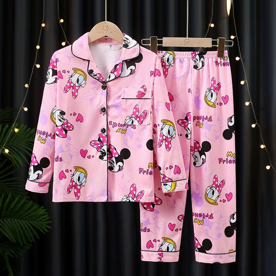 Discover Mickeyy Children's Spring And Autumn Pajamas Set