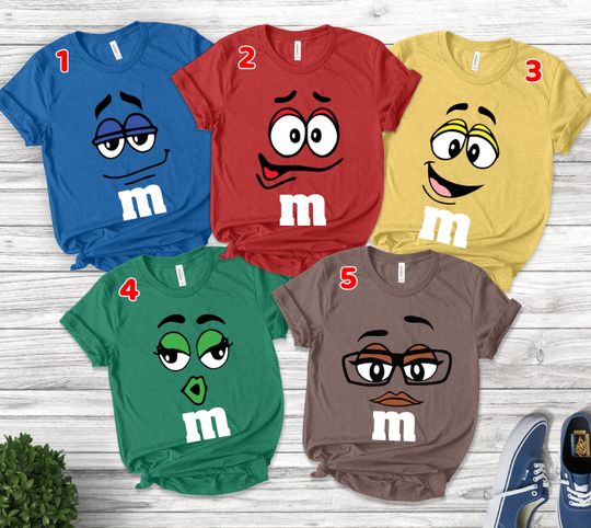 Discover M&M Candies T Shirt, M And M Matching Family Shirt