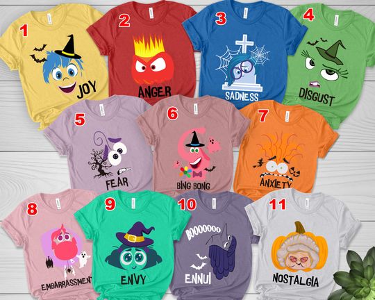 Discover Disneyyy Halloween Insidee Outt 2 Shirt