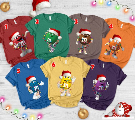 Discover Matching Christmas Costume Shirt, M and M T-Shirt