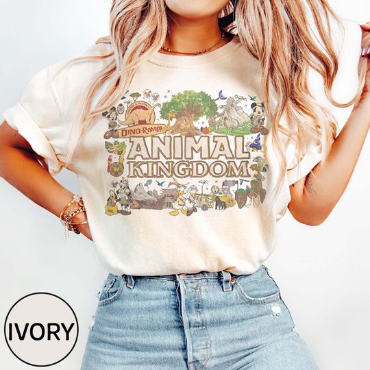 Discover Hollywood Studios animall kingdom Logo Retro Comfort Color Shirt, animall kingdom Mickeyy Safari Shirt,  Disneyyy Safari Trip Shirt, Disneyyworld