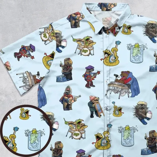 Discover Emmet Otter's Jug Band Hawaiian Shirt Casual Button Down Shirt