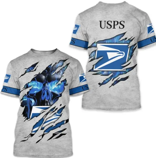 Discover Postal Service Shirt, Postal Worker 3D All Over Printed Classic 3D T-shirt