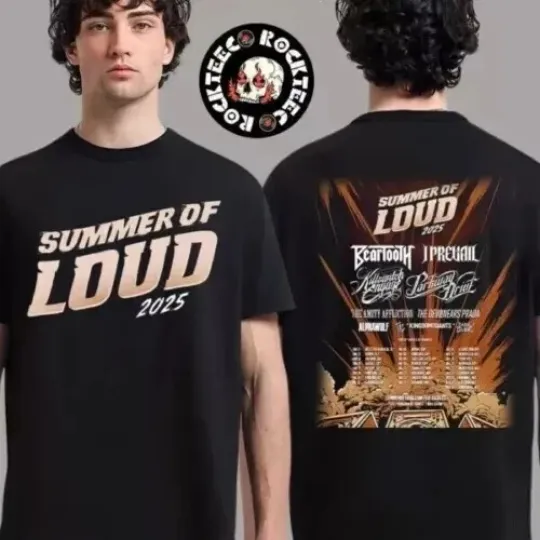 Discover Summer Of Loud Festival 2025 North America Tour Featuring Line Up T-Shirt