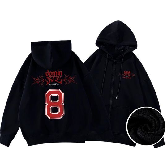 Discover STRAY KIDS Domiate World Tour in Zip Hoodie, Stray Kids Zip Hoodie Stray Kids Hoodie