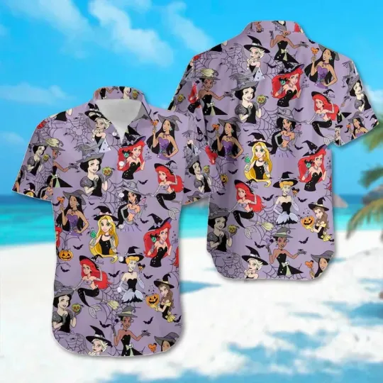 Discover Princess Halloween 3D HAWAII SHIRT ALL OVER PRINT MOTHER DAY GIFT