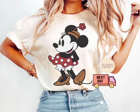 Discover Disneyyy Classic Minniee Mouse Pose Shirt,Minniee Shirt,Disneyyland Holiday Vacation Shirt,Disneyyy Retro Shirt