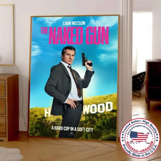 Discover The Naked Gun Starring Liam Neeson 2025 Movie Poster