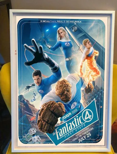 Discover The Fantastic Four First Steps Vertical Poster
