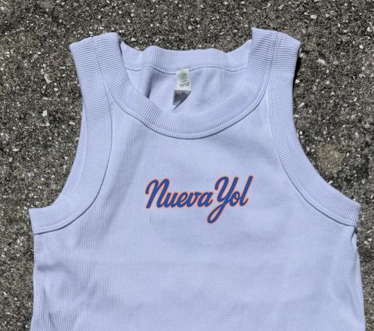 Discover Nuevayol New York crop Tank Top Womens NYC city that never sleeps