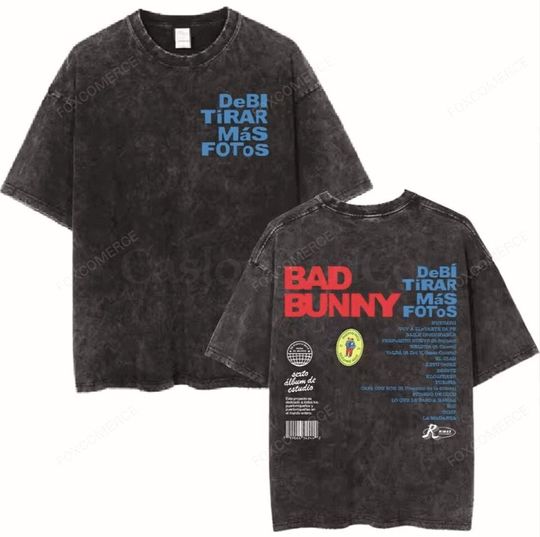 Discover Retro Bad Bunny Album Shirt DTMF Vintage Music Tee