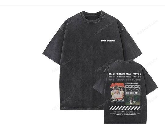 Discover Vintage Rapper Bad Bunny DeBi TiRAR MaS FOToS DTMF Shirt