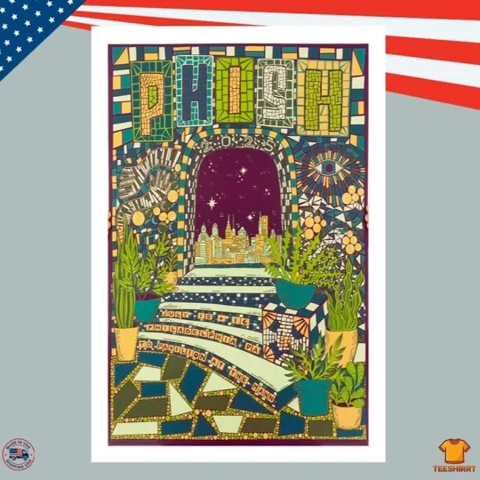 Discover Phish Tour Poster July 15 2025 Philadelphia PA