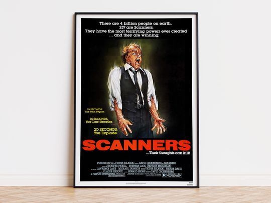 Discover Scanners - Movie Poster | Digital Download | High Quality Ready To Print