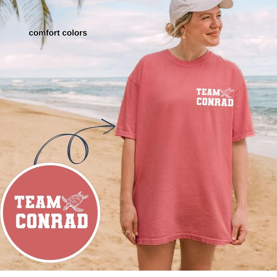 Discover The Summer I Turned Pretty Shirt, Team Conrad Cousins Beach Coastal Aesthetic Conrad Shirt