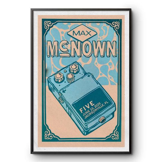 Discover Poster Max McNown Jun 15 2025 FIVE Jacksonville Poster