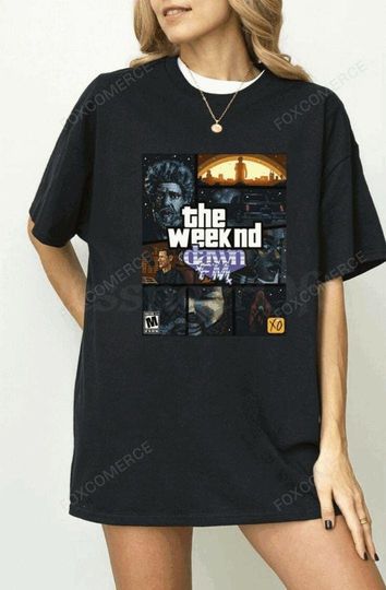 Discover Dawn FM Concept Shirt GTA Style Weeknds Tee