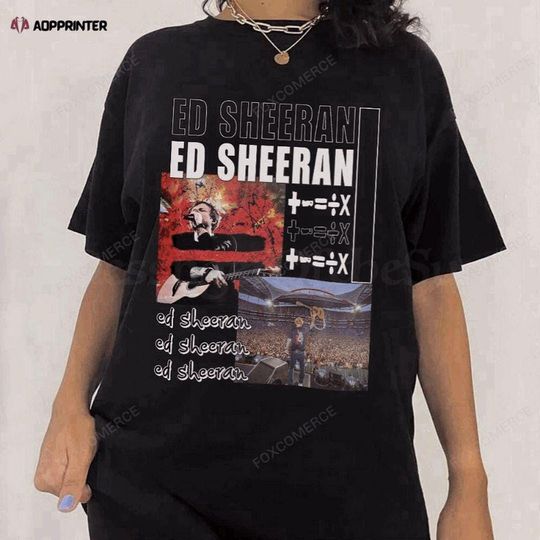 Discover Ed Shee World Tour Shirt Graphic Band Concert Tee