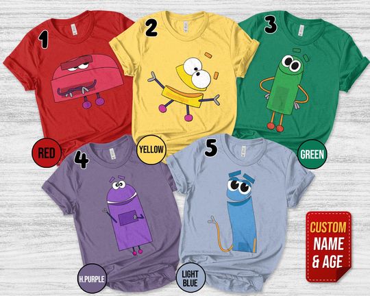 Discover Storybots Birthday Family Shirt/Storybots Family Matching Shirt/Storybots Birthday Shirt