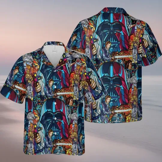Discover Disneyyy Darthh Vaderr Hawaiian Shirt, Starr Warss Button Shirt
