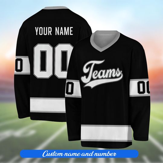 Discover Customizable Hockey Jersey, Personalization Hockey Jersey, Ice Hockey Fans and Enthusiasts
