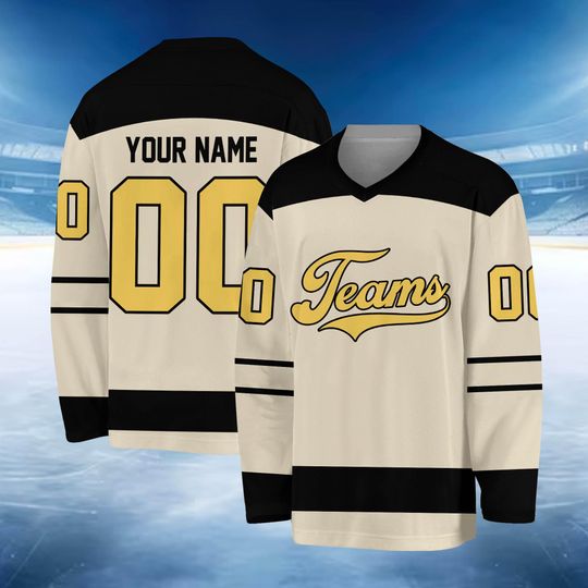 Discover Customizable Hockey Jersey, Personalization Hockey Jersey, Ice Hockey Fans and Enthusiasts