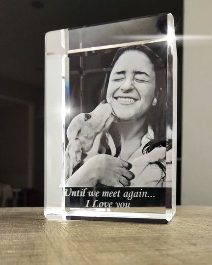 Discover Personalized Rectangle Tall 3D Crystal Gift