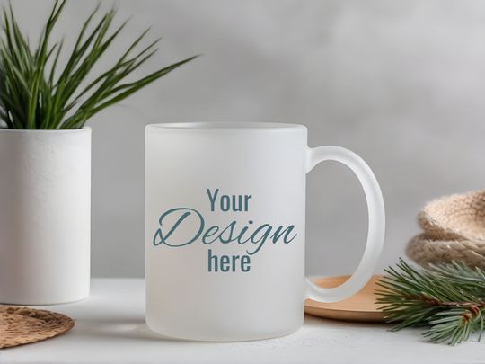 Discover Cool Frosted Glass Mug for Your Creative Ideas. Your Design with Our Glass Mug