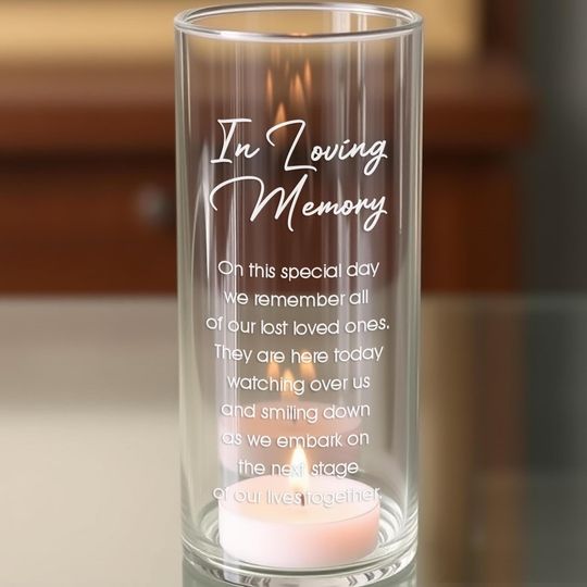 Discover Wedding Memory Memorial Vase - In Loving Memory Vase