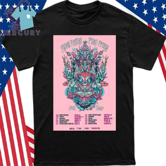 Discover Pigeons Playing Ping Pong Fall Tour 2025 Poster Shirt