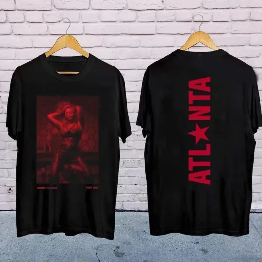 Discover Beyoncé Cowboy Carter Tour Atlanta 2025 Reprint T-Shirt