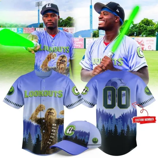 Discover Chattanooga Lookouts Starr Warss Limited Edition Baseball Jersey