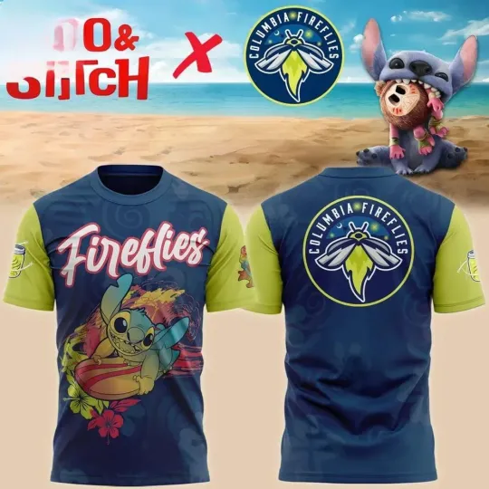 Discover Colum bia Fireflies x Stitchh Limited Edition T-Shirt