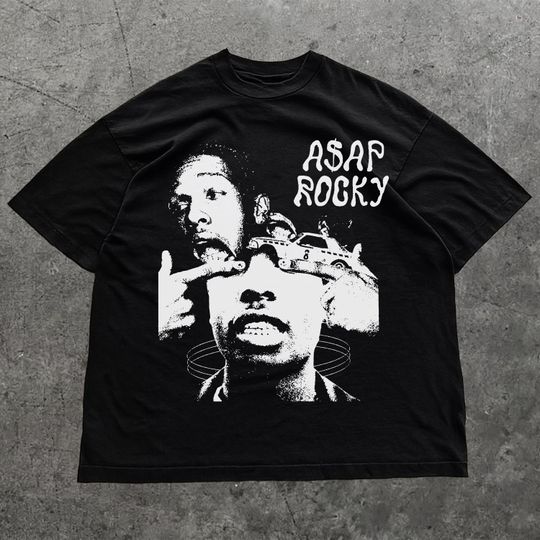 Discover ASAP Rocky Graphic T-Shirt, ASAP, Rapper, Concert, Merch, Hip Hop, Streetwear T-Shirt