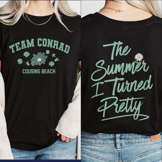 Discover Team Conrad Shirt Cousins Beach Double Sided Shirt, TSITP Shirt