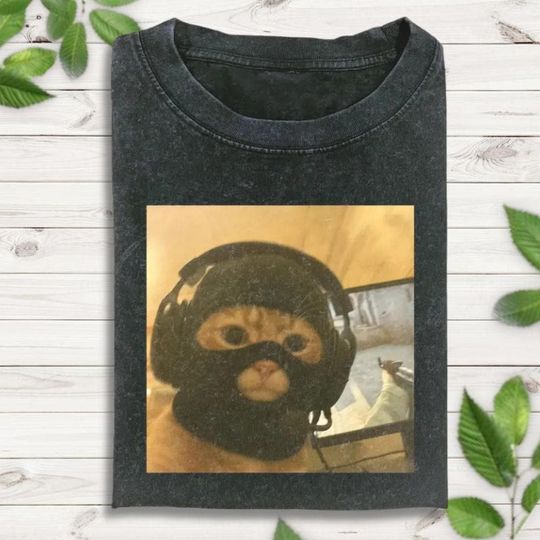 Discover Funny Thief Cat Meme Shirt, Cat Wearing Mask Shirt