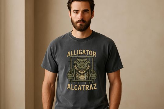 Discover Alligator Alcatraz Tshirt, Funny Meme Shirt, Alcatraz Ice Shirt, Everglades Protest Shirt, Florida Shirt, Abolish Ice Shirt, Alligator Shirt