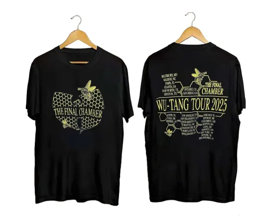 Discover Wu-Tang Clan 2025 Final Chamber Honeycomb Tour T-shirt