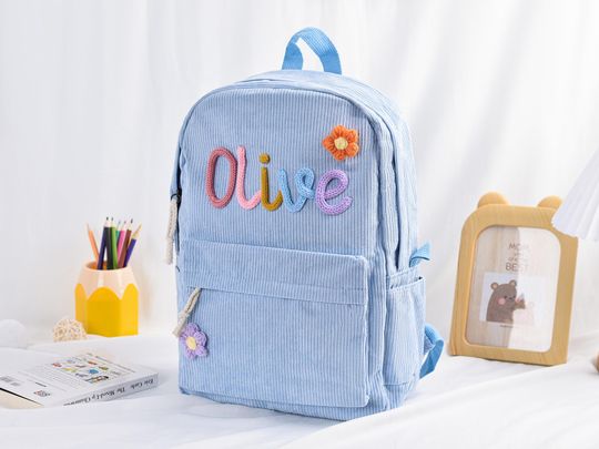 Discover Custom Kids Backpack with Name, School Bag, Toddler Book Bag, School Bag for Kids