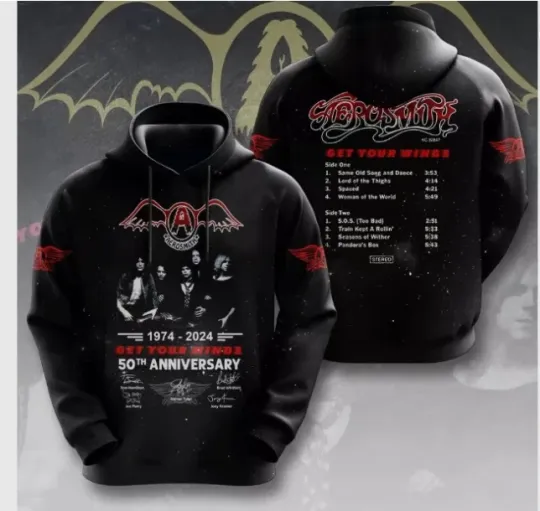 Discover Aerosmith 3D Hoodie, Gift For Men And Hoodie 3D