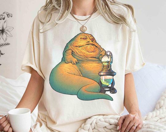 Discover Funny Starr Warss Jabba the Hutt Pose T-Shirt T-Shirt, Jabba's Palace Tee