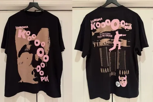 Discover NEW Tyler the Creator Chromakopia Band Tour 2 Side Black Unisex Shirt