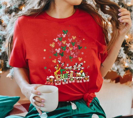 Discover Disneyyy Christmas Balloon Shirt, Disneyyy Christmas Family Matching Shirt