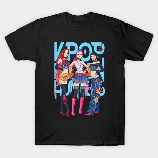 Discover Korea Kpop Girl Band Vintage - Kpop Demon Game Hunters - T-Shirt