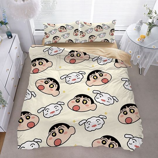 Discover Cartoon Crayon Shin chan Bedding Set